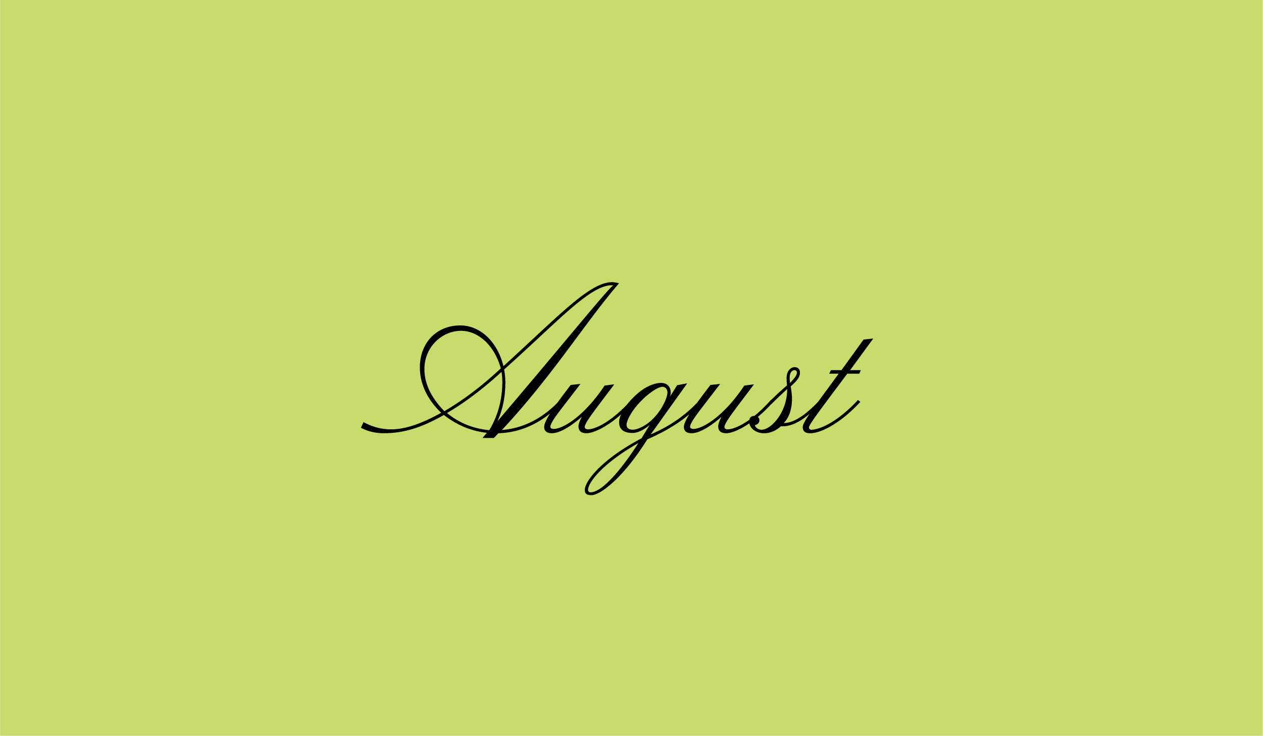 August Birth Month