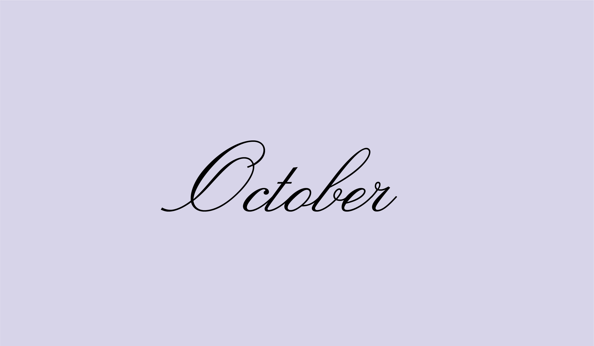 October Birth Month