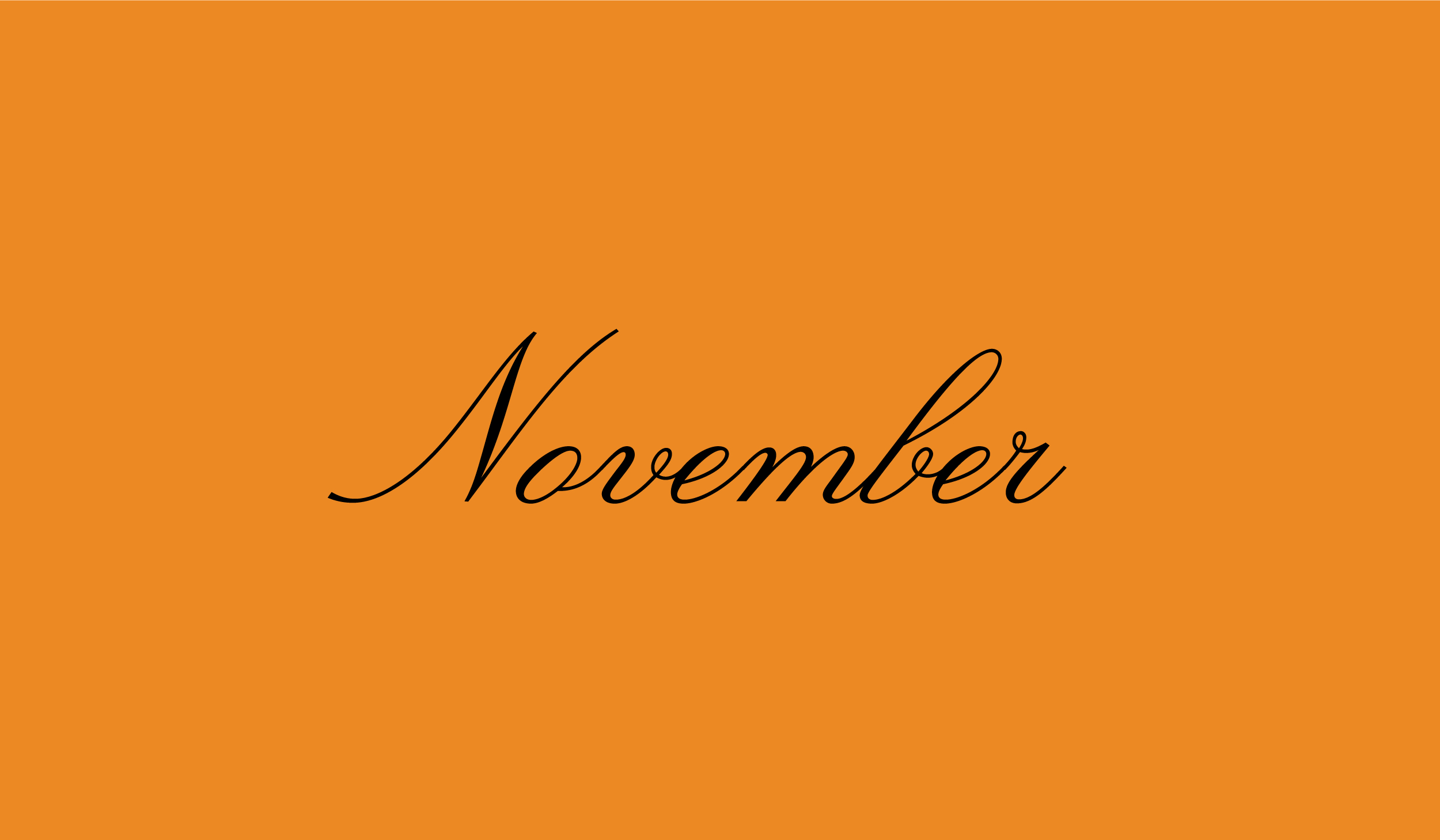 November Birth Month