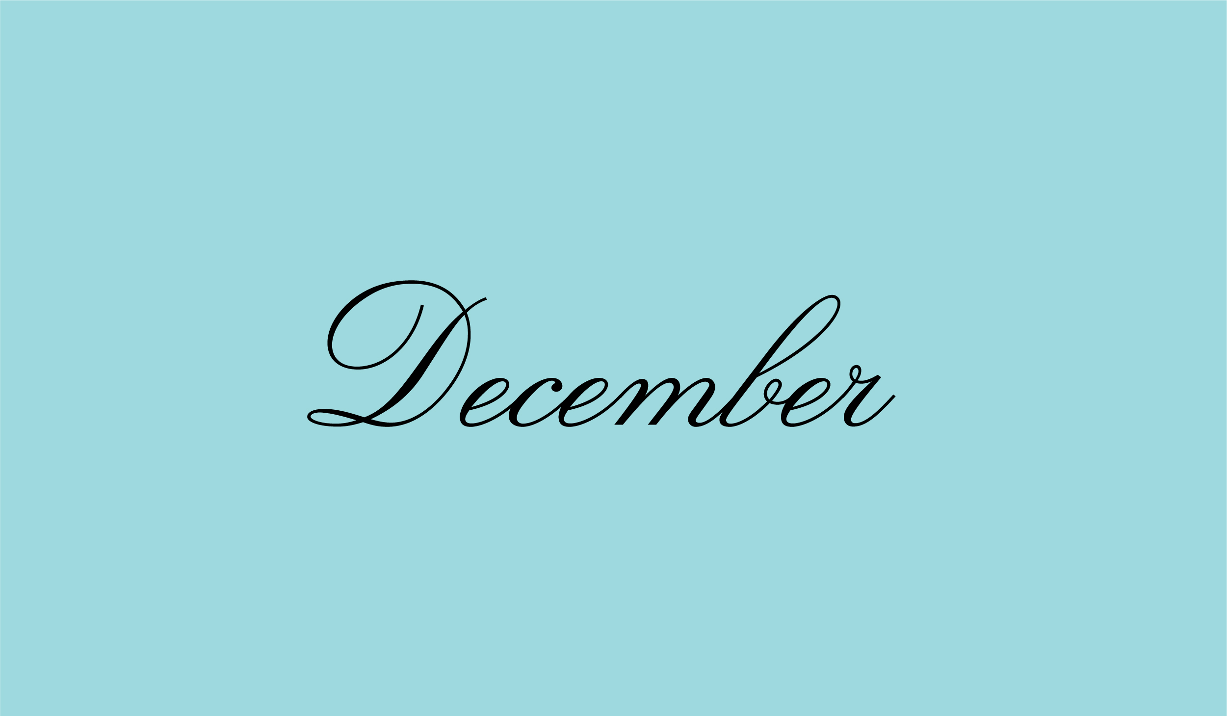 December Birth Month